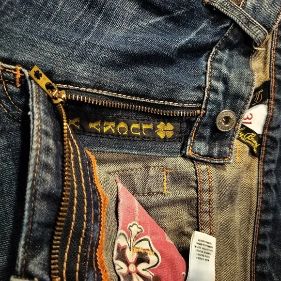 Lucky Brand Men's Vintage Straight R Distressed Blue Denim Jeans Sz 31/32 - Picture 8 of 16